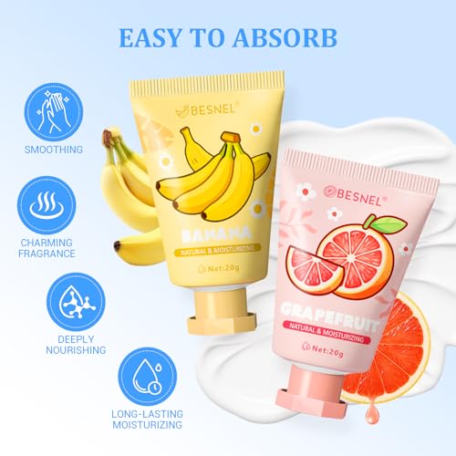 BESNEL 64 Pack Hand Cream Gift Set For Women, Teacher Appreciation Gifts, Mini Hand Lotion Travel Size in Bulk for Dry Cracked Hands, Graduation Gift, Birthday Gift, Bridesmaid Gift,Party Favors - size: 0.7 Fl Oz (Pack of 64)