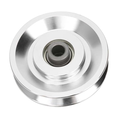 Aluminum Alloy Exercise Pulley | 10.5mm Universal Replacement for Gym Equipment | Strength Training/Home Gym Accessories | Sturdy & Lightweight 165g - size: Diameter 80mm