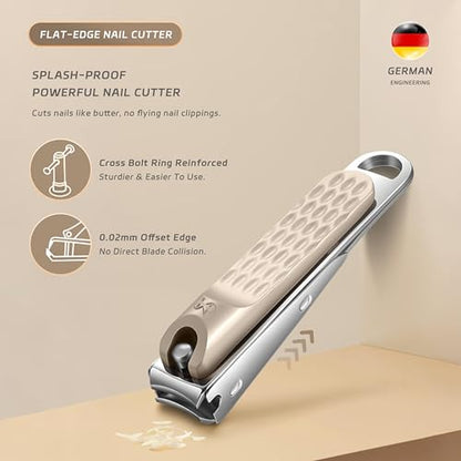 11PCS Manicure Set – Professional 11-in-1 Manicure Pedicure Kit, Premium Stainless Steel Nail Clippers, Nail Grooming Kit, with Portable Textured Travel Case, Luxury Gift Set for Woman& Man. - size: 11PCS