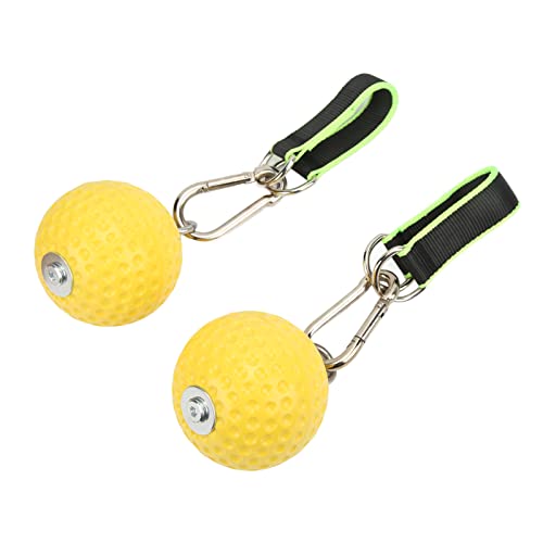 Climbing Pull Up Hand Grips Ball Set, Wireless Arm Strength Training Equipment, Non Slip PU Grip Balls with Webbing Buckle for Rock Climbing Gymnastics Parkour Fitness - size: 97mm model