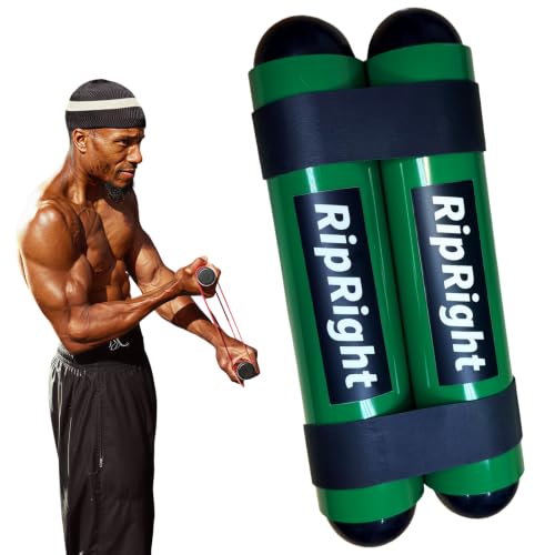 Premium RipStick Pillz, Workout Equipment for Joint Rehab, Shoulder Strength, Resistance Training, and Muscle Building, with 6 Adjustable Resistance Bands - color: Green/Black