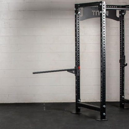 Titan Fitness Rack Mounted Youth Pull-Up Bar, Fits T-3, X-3, or TITAN Series Power Rack, Chin-Up Station, Workout Bar, Rated 225 LB Capacity