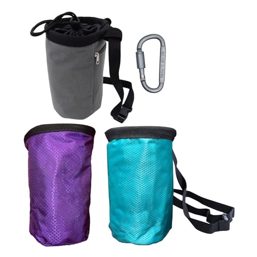 Rock Climbing Chalk Bag Talcum Powder Weightlifting Pouches Adjustable Drawstring Nonslip Storage Pouches Adjustable Drawstring Bag - color: B