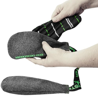 Meister Glove & Shoe Eco Deodorizer + Refill - 1-Year Supply | Washable shell and replaceable scented refills absorb moisture and odor for boxing & sports gloves, shoes and bags - style: lavender