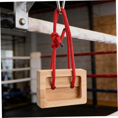Portable Wooden Rock Climbing Hangboard 2pcs Fingerboard for Grip Strength Training, Modular Design Suitable for Indoor and Outdoor Climbing Practice