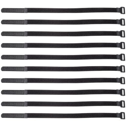 Uonlytech 25pcs Adjustable Nylon Hook and Loop Straps for Securing Cord Ties and Yoga Mat Sling, Multipurpose Buckle Strap for Storage and Movement, Increases Stability