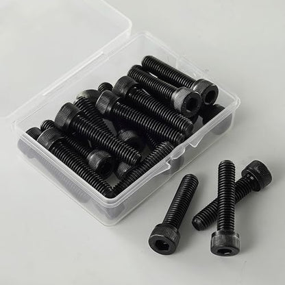 M10-1.5 x 35mm Socket Head Cap Screws, M10x1.5 Bolt, 12.9 Grade Alloy Steel, Allen Socket Drive, Black Oxide Finish, Full Thread, Quantity 10 - size: M10 x 35mm(10PCS)