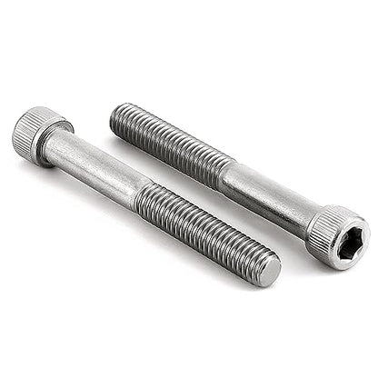 5/16-18 x 2-1/4" (1/2" to 3" Available) Socket Head Cap Screws Bolts, Allen Socket Drive, Stainless Steel 18-8 (304), Partial Thread, Bright Finish, 10 PCS - size: 5/16-18 x 2-1/4"