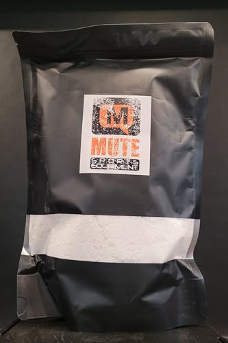 MUTE Crumble Chunky Chalk 7.6 oz Bag | Mixture of fine Powder and Medium-Size Chunks | Magnesium Carbonate | Climbing, Gymnastics, Functional Fitness, Powerlifting, Pole Grip, Home Gym
