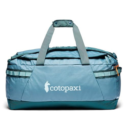 Cotopaxi Allpa 100L Getaway Duffel, Blue Spruce and Abyss - color: Blue Spruce/Abyss