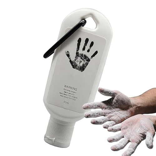 Gymnastics Chalk – Liquid Non-Slip Accessories for Sports – Liquid Chalk for Grip 50 ml in Weightlifting, Cheerleading, Chin-ups, Bars, Basketball and Dance - color: White