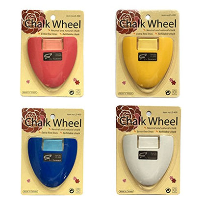 Chalk Wheel Fabric Marker Tailor's Chalk DIY Sewing Parts (White) - color: Chalk Wheel - White