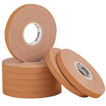 Bighorn Athletics Pro Series Jiu-Jitsu Finger Tape, 8-Rolls with Tin Holder, Enhanced Strength, Residue-Free (0.3-Inch, Nude) - color: Nude