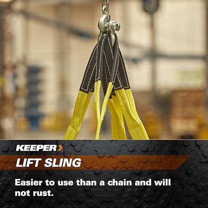 Keeper (02634 10' x 3" Lift Sling, 2 Ply - size: 3” x 10’