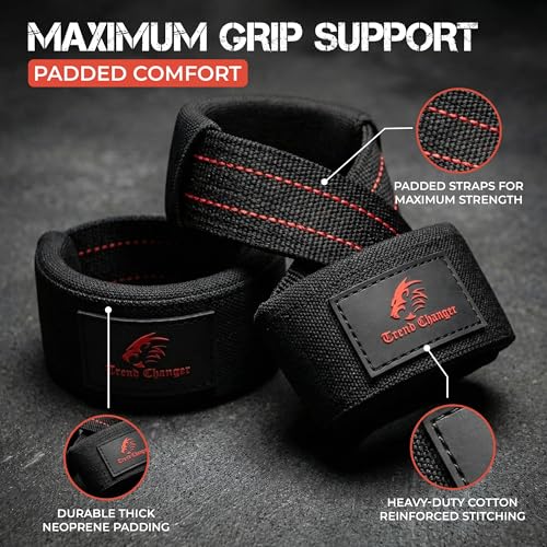 Figure 8 Lifting Strap Padded Deadlift Straps Heavy Duty Weight Lifting Straps Strongman Axle Bar Straps Weightlifting Wrist Wraps - color: Green/White, size: Large ( 8.0'' & UP Wrist Circumference )