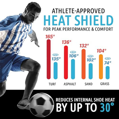 Blusol Shoe Adhesive Inserts - Advanced Temperature Control with NASA Tech for Comfort in Active Men and Women