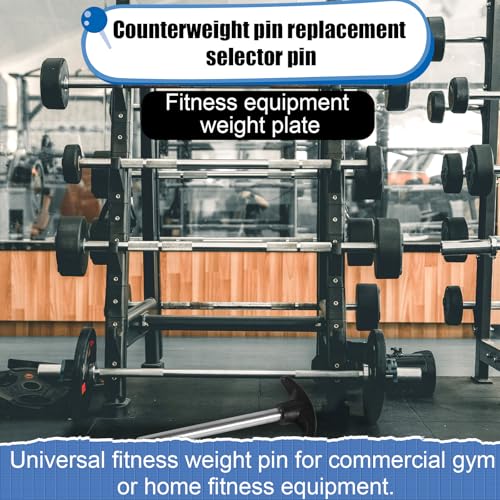 NQEUEPN Weight Stack Pin Locking Space Universal Selector Loading Pin for Home Gym Exercise Machine Accessories - size: 4.4 "