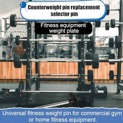 NQEUEPN Weight Stack Pin Locking Space Universal Selector Loading Pin for Home Gym Exercise Machine Accessories - size: 4.4 "