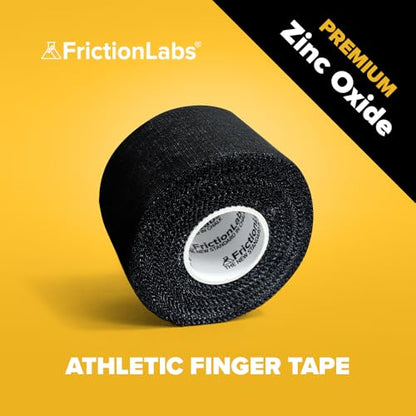 Friction Labs Athletic Finger Tape - Rock Climbing Tape for Skin Protection - 1.5” Zinc Oxide Tape - Protective Sports Tape - Easy Tear, Strong Stick - Recyclable Packaging - 10 Yards - color: Finger Tape
