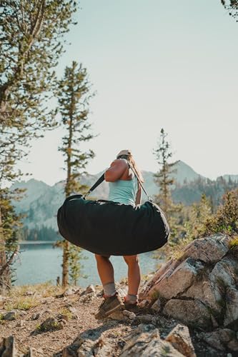 STANSPORT - Deluxe Duffel Bag With Zipper For Gym, Travel, & Storage - color: Black, style: 36” X 13” X 13”