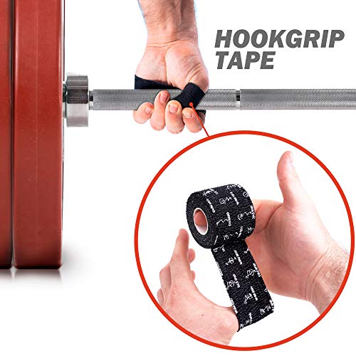 WARM BODY COLD MIND 1.85" Weightlifting Thumb Tape - Hook Grip Tape for Powerlifting, Cross Training, Gym Tape, Workout, Weight Lifting Tape, Athletic Finger Wrap (Mix V3 3 Rolls) - color: 3 Rolls Mix V3