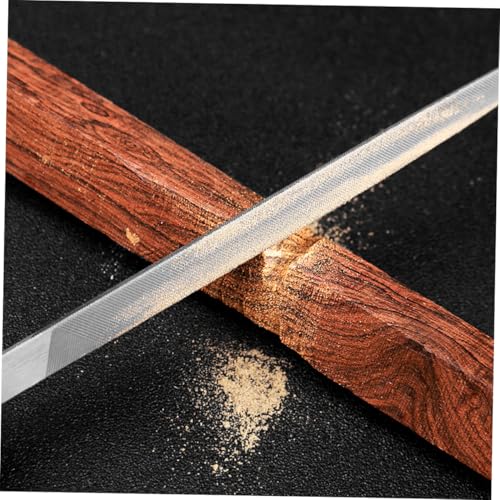UEETEK 6-inch Hardened Steel File Flat Metal File Sharpening Tools with Comfortable Hand Grip Handles
