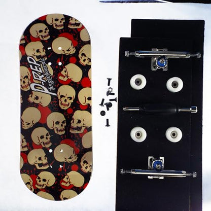 P-REP V2 Pro Performance Complete Wooden Fingerboard 36mm - Skull - style: Skull