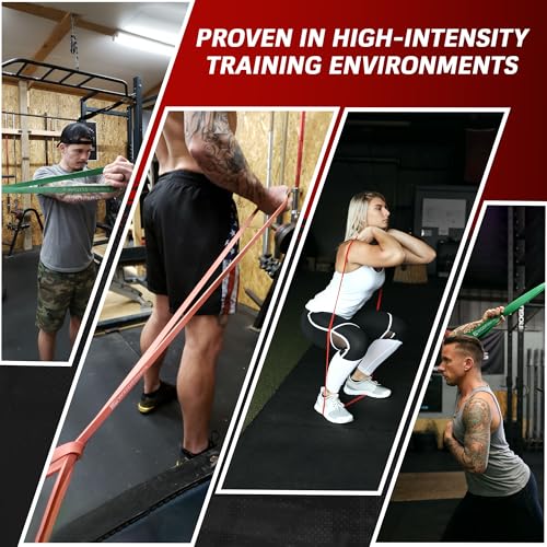 WODFitters Pull-Up Assistance Bands - 5 Band Set for Ultimate Pull Up and Muscle Up Training