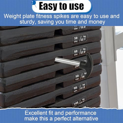 NQEUEPN Crescent-Shaped Weight Stack Pins, Pin Tensile 3/8Inch/0.95cm Diameter 4.4Inch/11.2cm Locking Space Heavy-Duty Gym Weight Plate Pin for Home Gym Exercise Machine Accessories