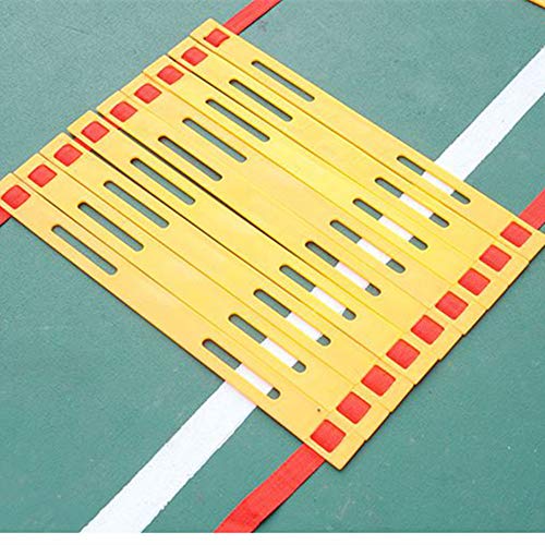 Fitness Agility Ladder Training Equipment, Improve Coordination, Speed, Develop Explosive Power, Strength and Better Footwork,6/8/10/12/14 Rung Agility Ladder + Carry Bag - size: 5 M / 10 Rung