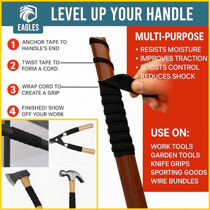 Tactical Grip Camo Tape 1" Gun Grip Tape for Rifle, Firearm, Knife Handle, Magazine, Tool, Bow, Camping Gear, Hockey, Lacrosse Baseball & Softball Bats, Pullup Bars Non-Reflective Weather-Resistant - color: Dark Green