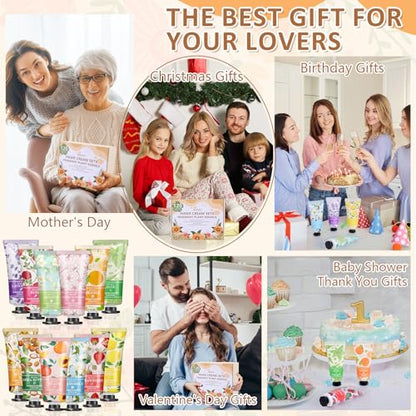 BESNEL 120 Pack Hand Cream Gift Set For Women, Teacher Appreciation Gifts, Mini Hand Lotion Travel Size in Bulk for Dry Cracked Hands, Graduation Gifts, Birthday Gift, Bridesmaid Gift,Party Favors - size: 0.01 Fl Oz (Pack of 120)