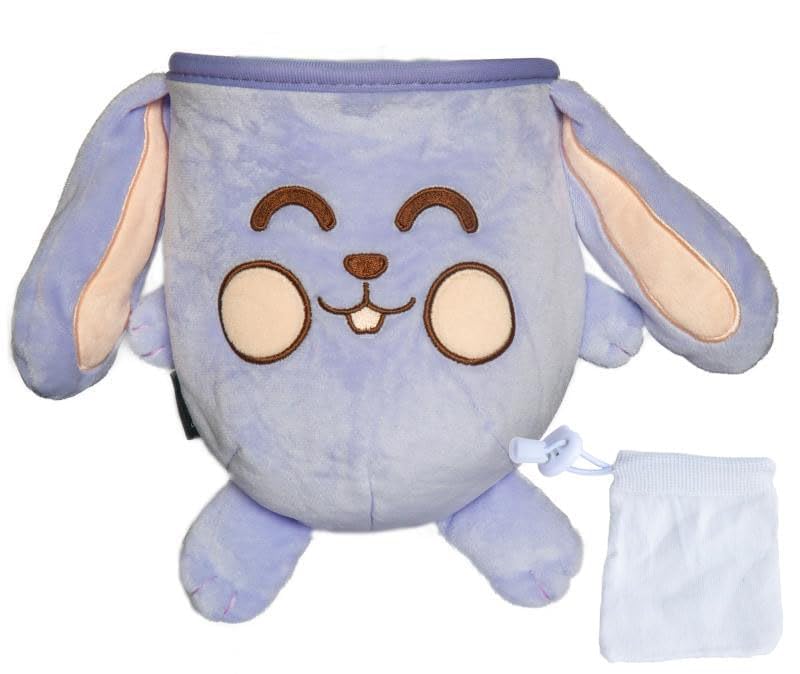 Chalk Bag for Rock Climbing - Bouldering Chalk Bucket with Quick-Clip Belt, Zipper Pocket and Brush Holder (Rabbit)