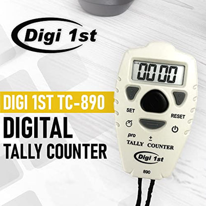 TC-890 Digital Tally Counter, Electronic Up Down Clicker, Add/Subtract People & Pitch Counter for Golf, Lap & Knitting (4-Pack) - size: 4-Pack