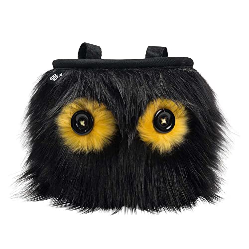 8BPLUS Chalk Bag for Rock Climbing and Bouldering, Chalk Pouch incl Belt & Biner – Cute Funny Character Design, Wide Opening, Gear with Personality, Gift for Climbers - style: ALEX
