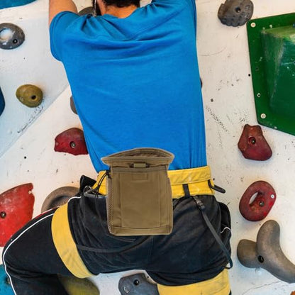 GALPADA Adjustable Waist Bag Multipurpose Utility Fanny Pack Portable Drawstring Pouch Made of Sturdy Oxford Cloth for Camping and Outdoor Activities
