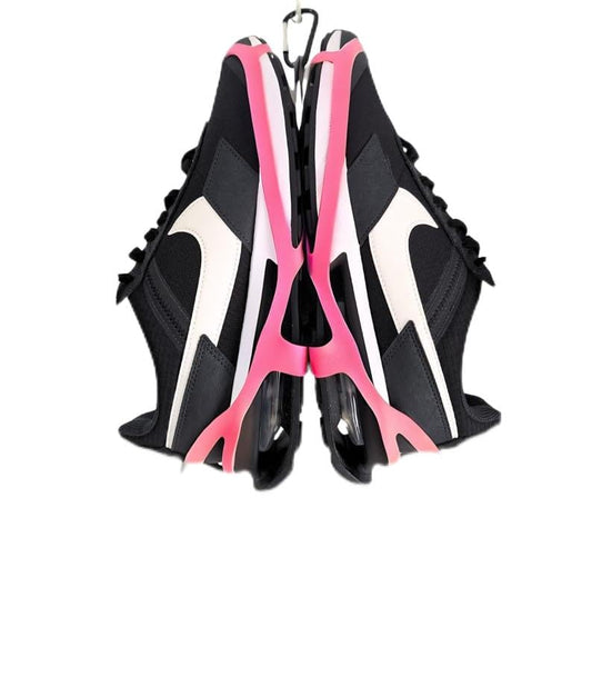 Shoe Holster For Backpack with Clip Hanger. Footwear Holder with Carabiner for Sneakers, Cleats, Bowling, Soccer, Basket, Football. For Travel, Outdoors, Sports & Space Saving - color: Pink, size: Medium