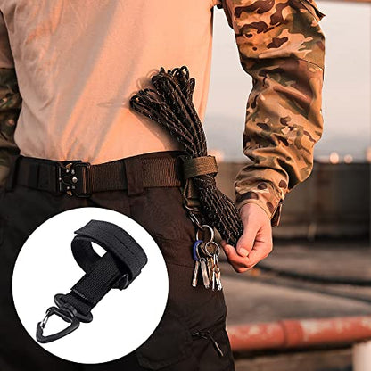 FAZee Glove Holder for Duty Belt Gloves Strap Work Gloves Safety Clip Outdoor Tactical Glove Keeper Climbing Rope Storage with 360° Swivel Hook Buckle