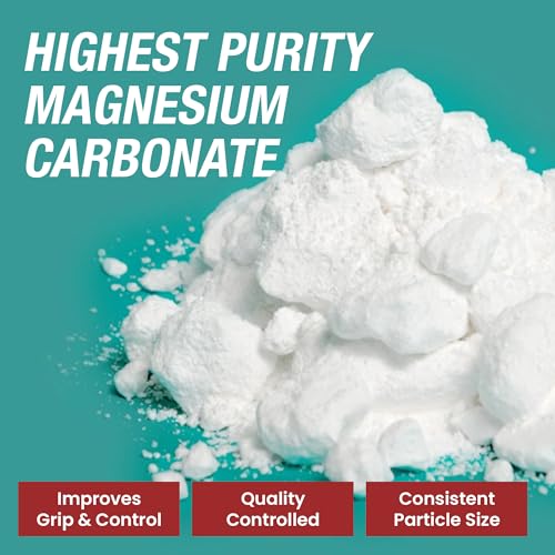 Climbing Chalk - Competition-Grade Gym Chalk for Rock Climbing, Bouldering, Gymnastics, Weightlifting - Magnesium Carbonate Lifting Chalk, 60/40 Chunk & Powder Blend, No Additives - 200g