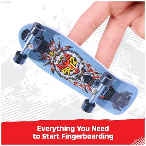 Tech Deck Powell Peralta Sk8shop Bonus Pack Customizable Fingerboards Set | Customize 8 Boards with Skate Tool, Mini Ramp for Epic Tricks, Fidget Skateboard Toy Gifts for Kids & Collectors Ages 6
