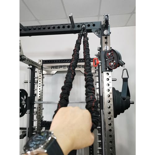 Power Cage Squat Rack Home Gym Accessory, Fits 3x3 Rack with 1" Hole