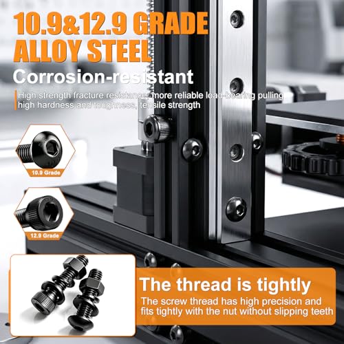 mankk 2362PCS M3 Metric Screws Assortment Kit 18 Size (4 6 8 10 12 16 20 25 30 35mm) Hex Socket Head & Button Head Bolts Kit 12.9 & 10.9 Grade Black Alloy Steel M3 Machine Screw - size: M3 -2362PCS, style: Hex Socket Cap