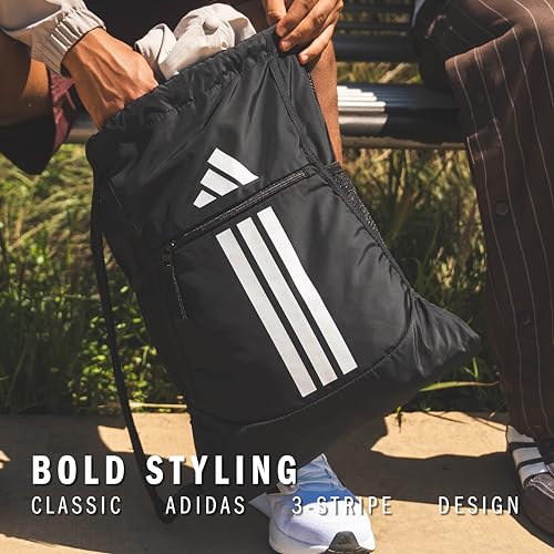 adidas Alliance Sackpack – Drawstring Backpack for Sports, Small Gym Bag, Team Royal Blue/3, OSFA - color: Team Royal Blue/3