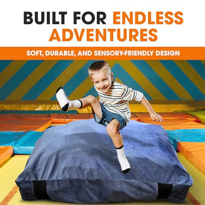 Cheer Collection Crash Pad - Crash Pads for Kids Sensory with Washable Cover - Sensory Room Must Haves - Crash Mat (3' x 4' FT) - size: 3'x 4' Feet