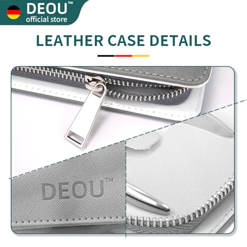 DEOU Kit Grooming Nail Clippers Set 11 in 1 Stainless Steel Professional Manicure Kit Nail Clippers Set for Women, 11pcs Luxurious Personal Care Manicure Nail Gift Set for Travel or Home - color: Gray