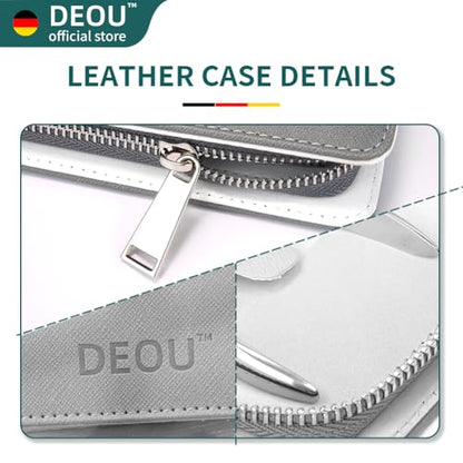 DEOU Kit Grooming Nail Clippers Set 11 in 1 Stainless Steel Professional Manicure Kit Nail Clippers Set for Women, 11pcs Luxurious Personal Care Manicure Nail Gift Set for Travel or Home - color: Gray