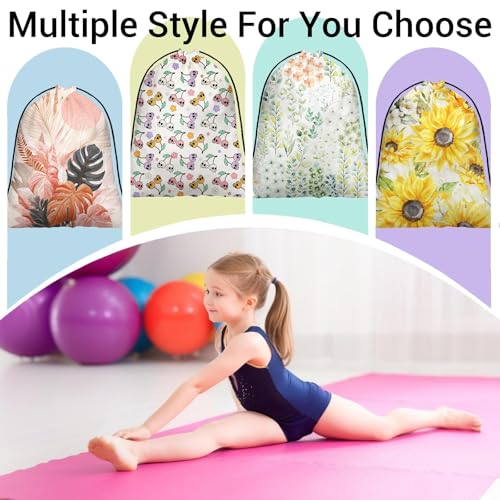 Gymnastics Grip Bag Lightweight Small Drawstring Grip Bags for Gymnasts - color: Halloween Skull-multi
