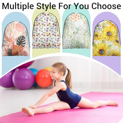 Gymnastics Grip Bag Lightweight Small Drawstring Grip Bags for Gymnasts - color: Halloween Skull-multi