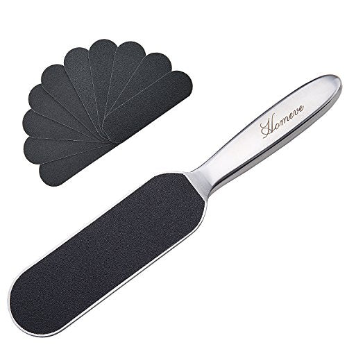Professional Pedicure Foot File - Reusable Stainless Steel Cracked Skin Corns Callus Remover Feet Rasp - size: 1 Count (Pack of 1)