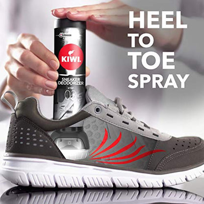 Kiwi Sneaker Deodorizer Shoe Freshener, Black, Accessories Years US, 2.2 Ounce (Pack of 1)